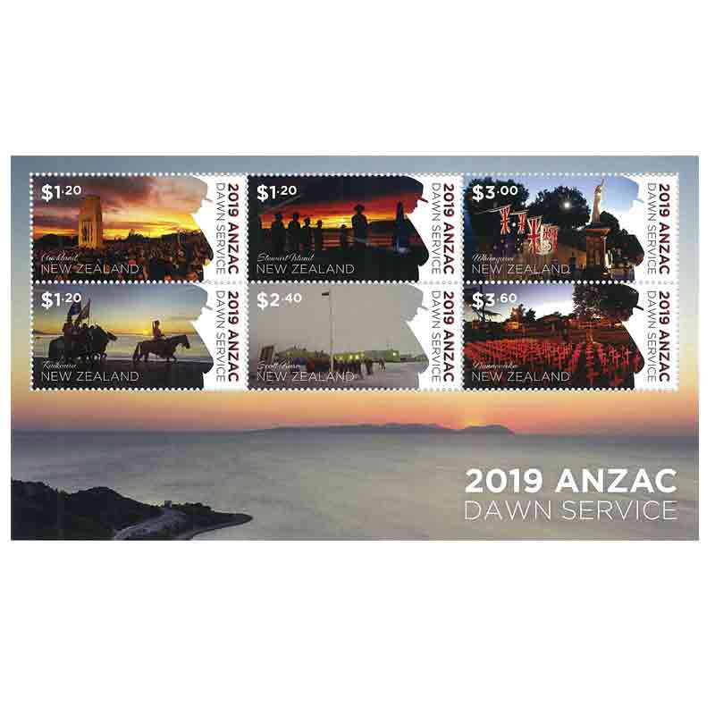 New Zealand Stamp, 2019 ANZAC DAY - Down Service S/S