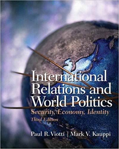 International Relations and World Politics : Security, Economy, Identity ISBN 9780131844155