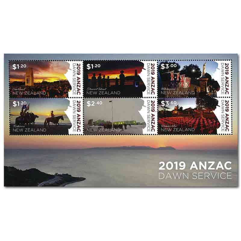 New Zealand Stamp, 2019 Anzac - Down Service S/S