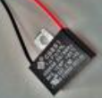 Capacitor motor fan ( FCU ) 1MFD 450V ชนิดเหลี่ยม (รันนิ่ง แคป)