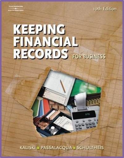 Keeping Financial Records for Business, 10th Edition ISBN 9780538441537