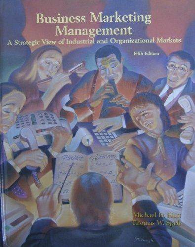 Business Marketing Management ISBN 9780030150838