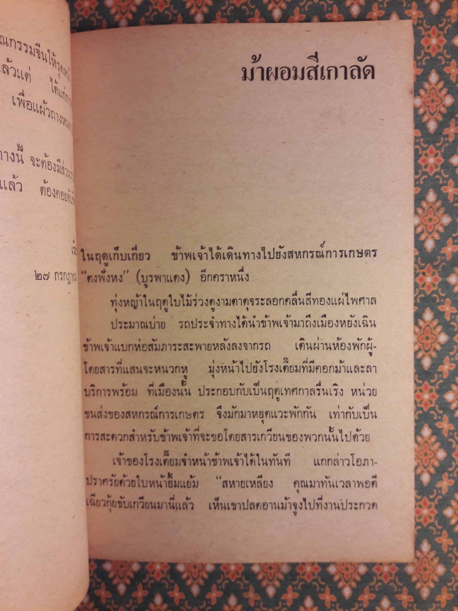 ฟ้าหลังฝน ที่บ้านดอกท้อบาน