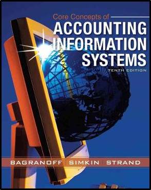 Core Concepts of Accounting Information Systems, 10th Edition ISBN 9780470045596