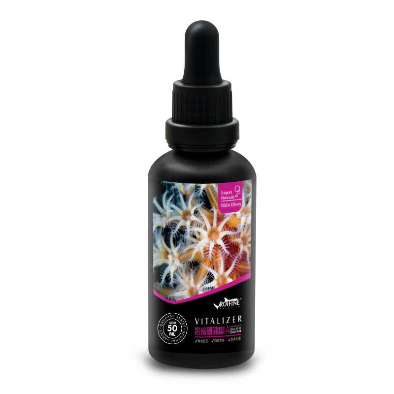 Ruifine Vitalizer อาหารปะการังเข้มข้นอาหารเสริม, แพลงก์ตอนอาหารปะการัง, วิตามินเสริมภูมิคุ้มกัน, เร่งการเจริญเติมโตปะการัง SPS LPS