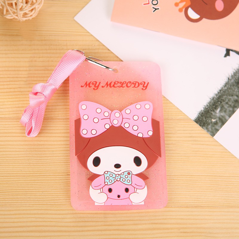 Muisungshop -back-ป้ายห้อยคอ ป้ายใส่บัตรพนักงาน พร้อมสายคล้องคอ ป้ายคล้องบัตรพนักงานลายการ์ตูน ที่ใส่การ์ดหอพัก