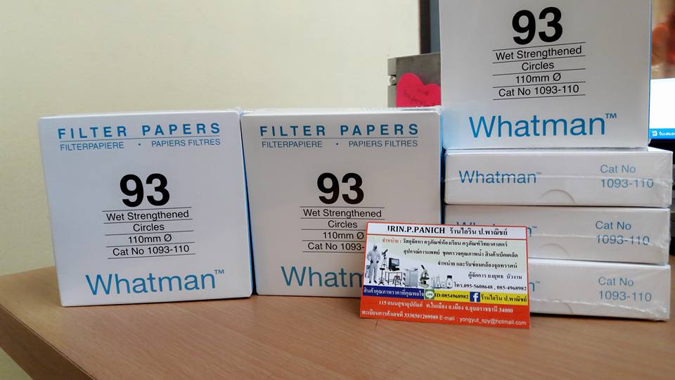 กระดาษกรอง ( WHATMAN ) มีจำหน่าย ทุกเบอร์ ทุกขนาด