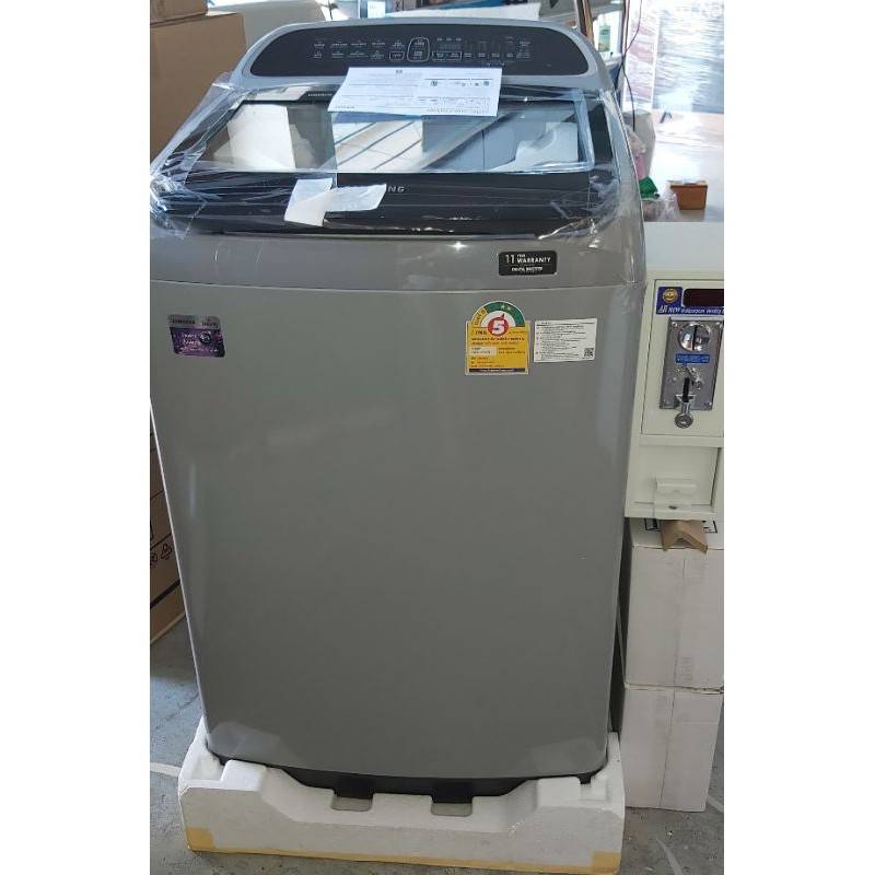 Samsung เครื่องซักผ้าฝาบน รุ่น WA14T6260W พร้อม Wobble Technology ติดตั้งกล่องหยอดเหรียญ ขนาด 14 Kg.ราคาพิเศษสุดๆ