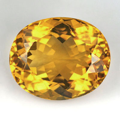 **ขายแล้ว**ซิทริน (Citrine) 12.93 กะรัต สีสวย รูปร่างดี ไฟดี เม็ดโต