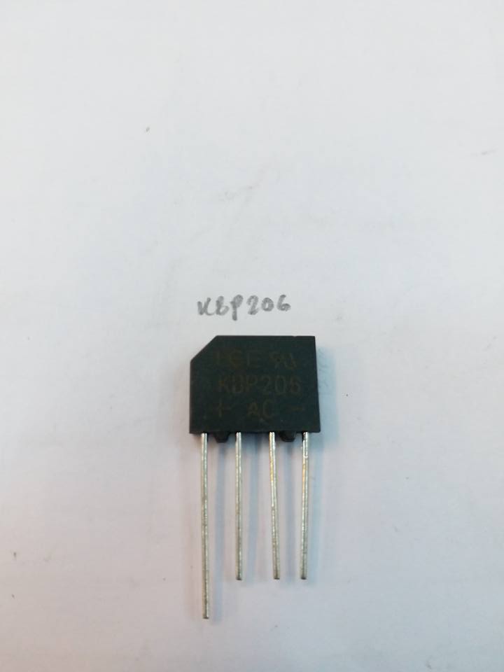 ขาย KBP206 ไดโอดบริดจ์ 2A600V ขาเรียง diode bridge rectifier ราคา ตัวล่ะ . . . . . หน่วย บาท