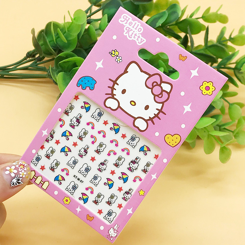 MUISUNGSHOP คละแบบ สติ๊กเกอร์ติดเล็บ ลายการ์ตูน