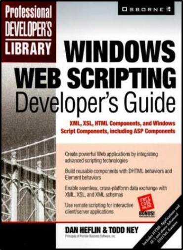 Windows Scripting Developer's Guide ISBN 9780072122800