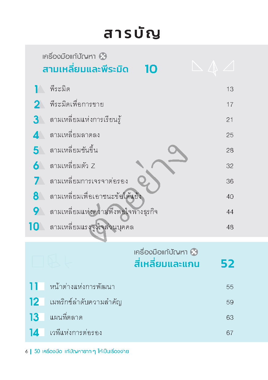 Expernet หนังสือ 50 เครื่องมือ แก้ปัญหายาก ๆ ให้เป็นเรื่องง่าย