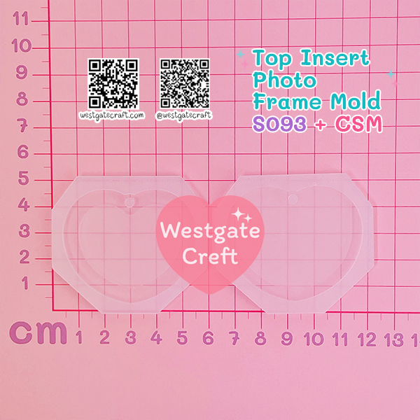 แม่พิมพ์เรซิ่น S093 Top Insert Photo Frame Mold + CSM