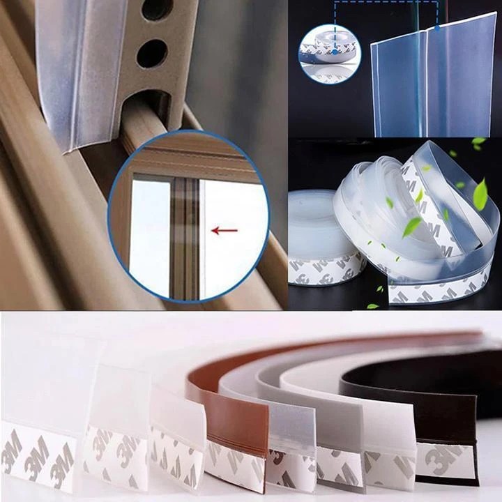 MUISUNGSHOP Self Adhesive Door/Windows Seal Strip ยางซิลิโคนประตู ซีลกันเสียงประตู ขนาด 25 มม.
