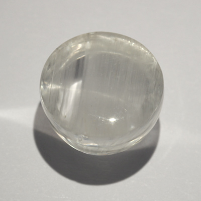 **ขายแล้ว**โทปาสตาแมว (Cat's eye Topaz) 13.97 กะรัต ตาแมวไหมสีเงิน หายาก