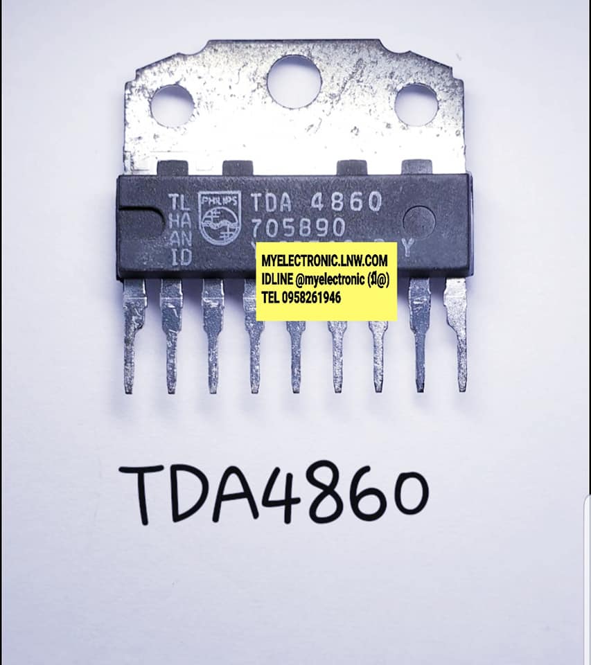 TDA4860ยี่ห้อPHILIPSตัวถังSIL9ขาปีกราคาตัวละ