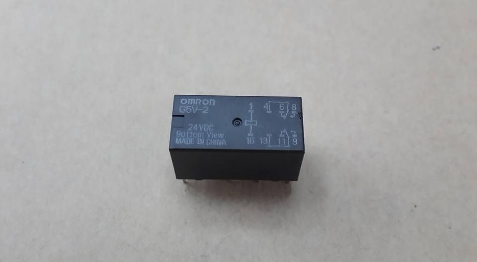 ขาย G5V-2COIL24VDC คอยล์24VDC 8ขาลงปริ้น PCB รีเลย์ RELAY ยี่ห้อ OMRON G5V-2 24v ราคา ตัวละ . . . หน่วย บาท