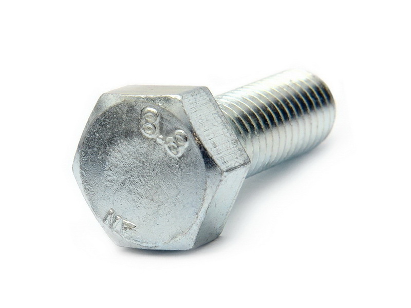 8.8 STEEL ZINC HEX HEAD BOLT (FULLY THREAD) M12x45