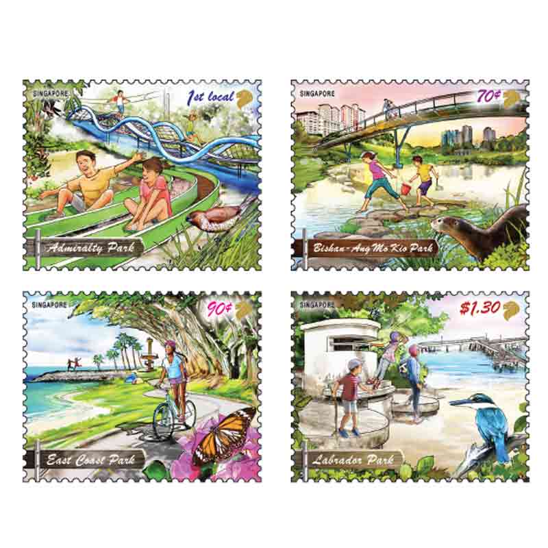Singapore Stamp, 2019 National Day : Parks