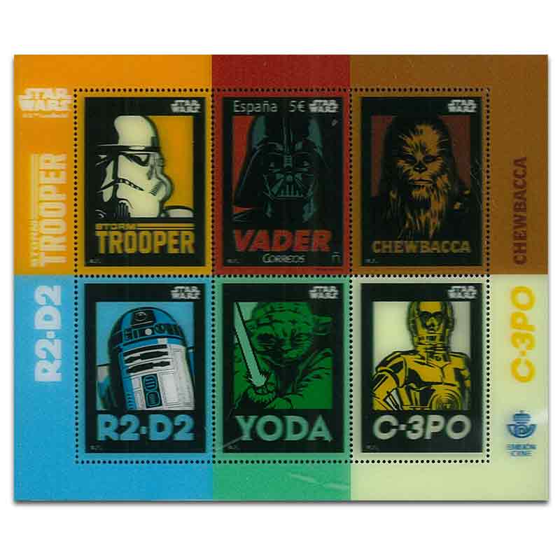 Spain Stamp, 2019 Star Wars - Trooper 3D