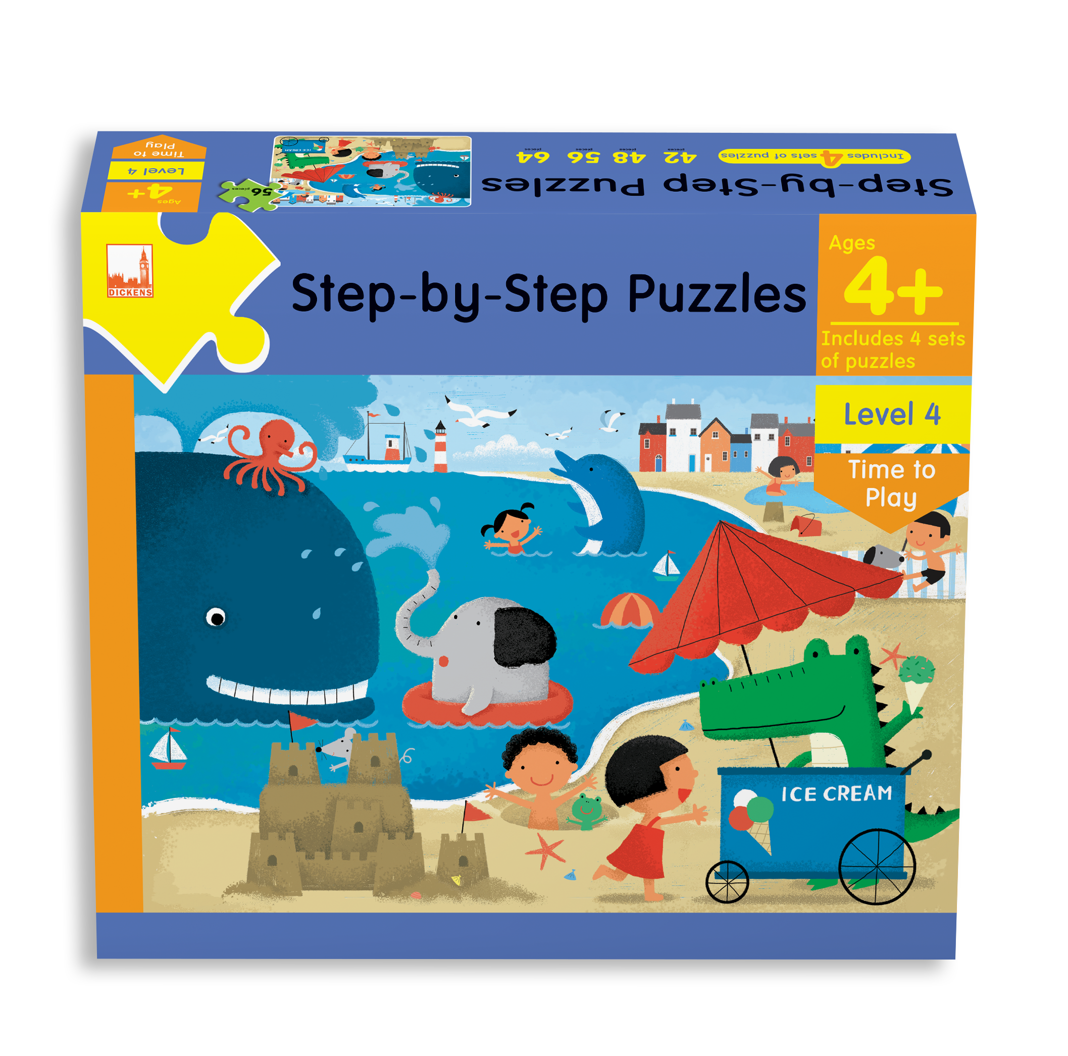 Step By Step Puzzles Level 4 -Time to Play Age 4+