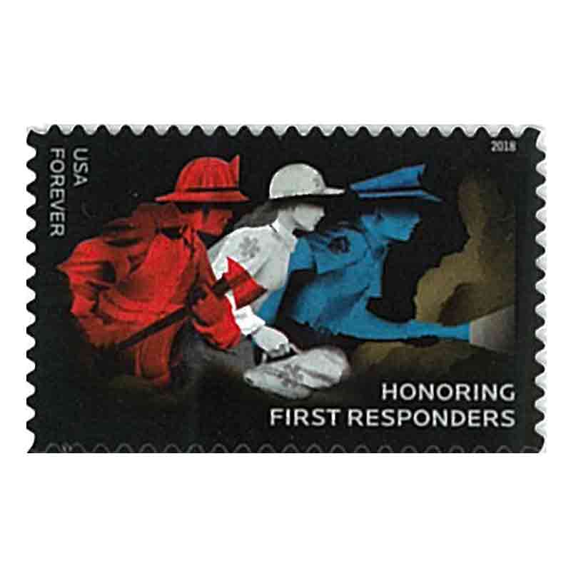 USA Stamp, 2018 Honoring First Responders