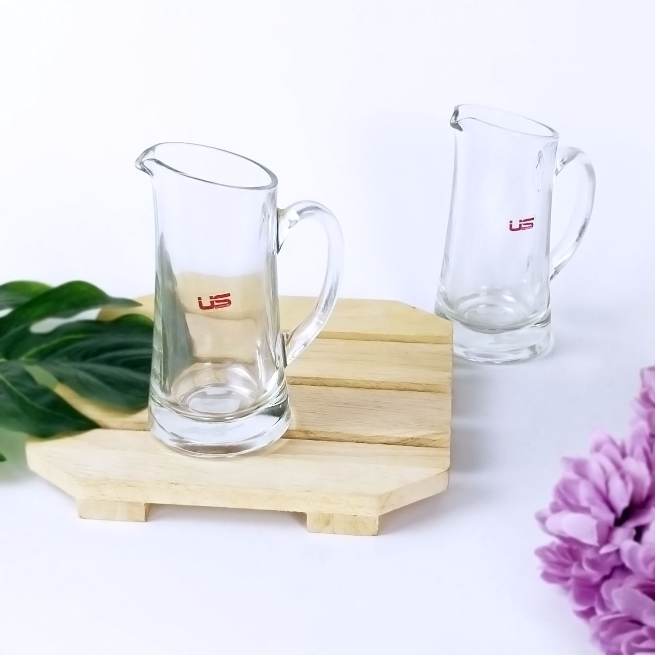 เหยือกใสลายเรียบ 170 มล. IS-170 US ( 1 ใบ )