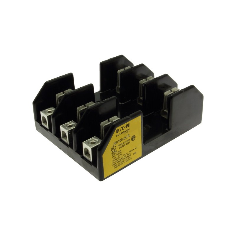 ตัวยึดฟิวส์ J60100-3CR Fuse Holder 3P 100A 600V Bussmann
