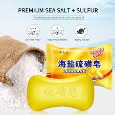 MUISUNGSHOP ราคาระเบิดโกดังสบู่ซัลเฟอร์ ระเบิดขี้ไคล ทรีทเมนต์ลดสิว Remover สบู่สูตรจีนแบบดั้งเดิม