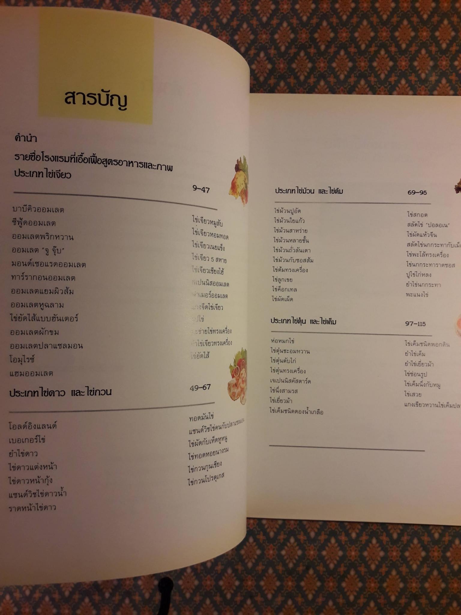 อาหารไข่รวมรส