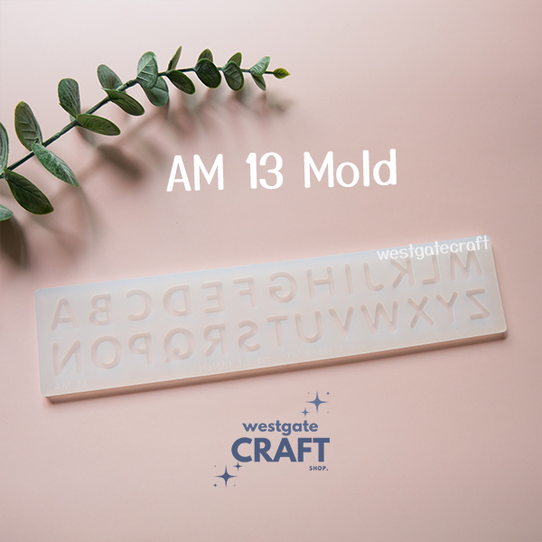 แม่พิมพ์ตัวอักษร AM13-15 Mold / Height 1.1-1.5 cm