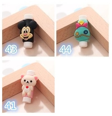 ถูกที่สุด เพียง 20 บาท ตัวล็อคถนอมสายชาร์จลายการ์ตูน MKII