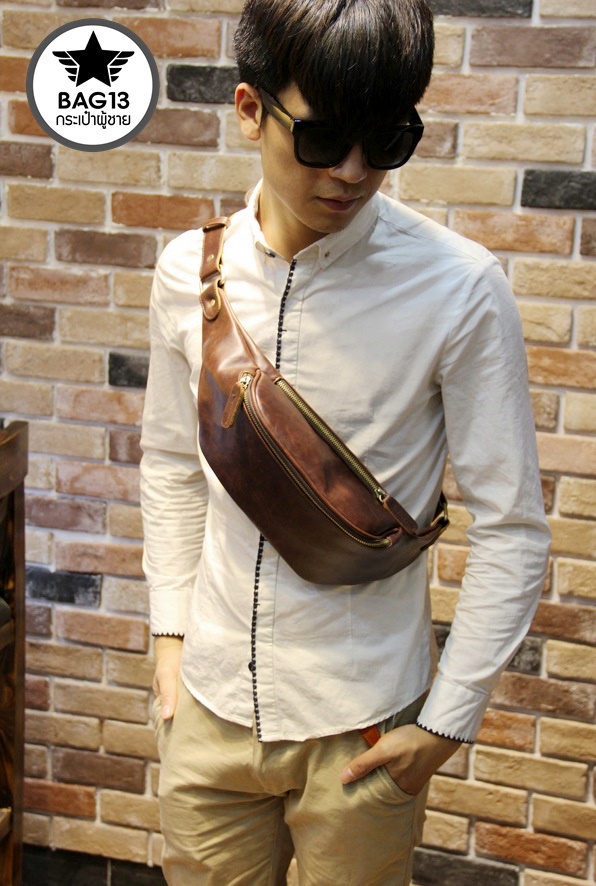 กระเป๋าคาดอกผู้ชาย รหัส B008