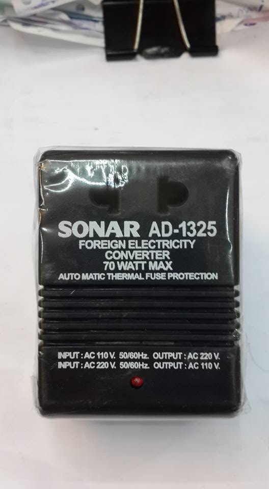 หม้อแปลงแปลงไฟจาก220VACเป็น110VAC70WSTEP-DOWN TRANFORMERราคาตัวล่ะstepdown70w