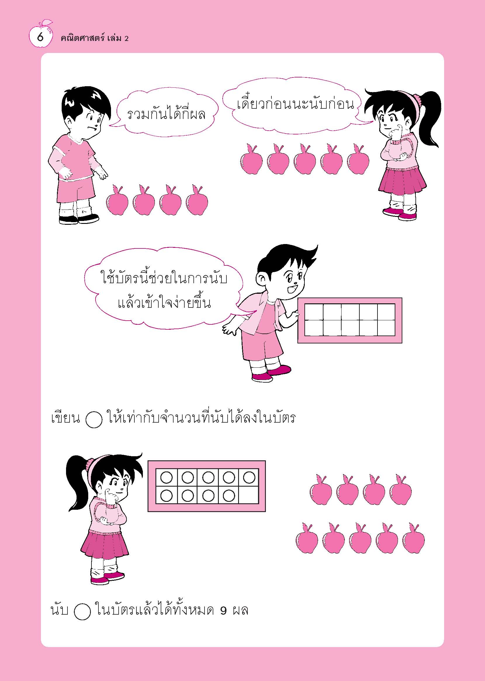 พัฒนาทักษะแนวใหม่ คณิตศาสตร์ระดับปฐมวัย เล่ม 2