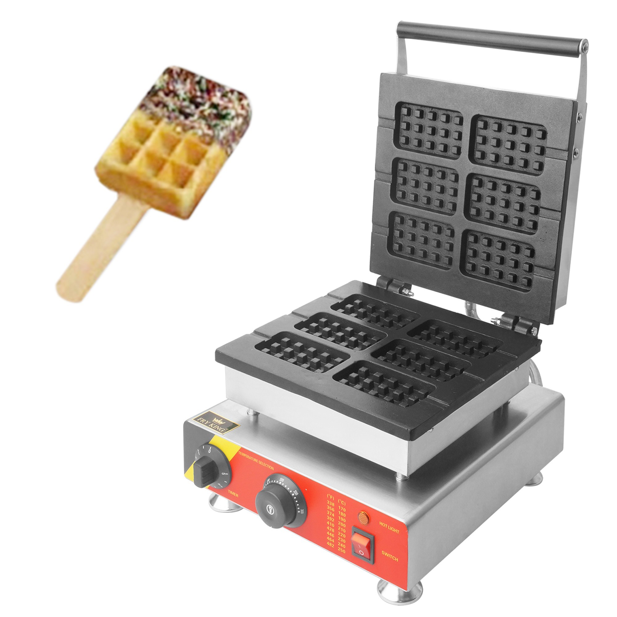 เครื่องทำวาฟเฟิลสติ๊ก 6 ชิ้น Fryking