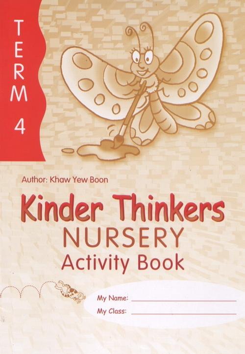 แบบฝึกหัดวิชาคณิตศาสตร์ภาษาอังกฤษอนุบาล 1 Kinder Thinkers Nursery Term 4 Activity Book