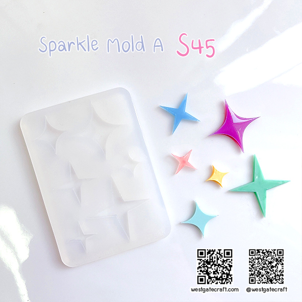 แม่พิมพ์ซิลิโคน S45 Sparkle Mold A