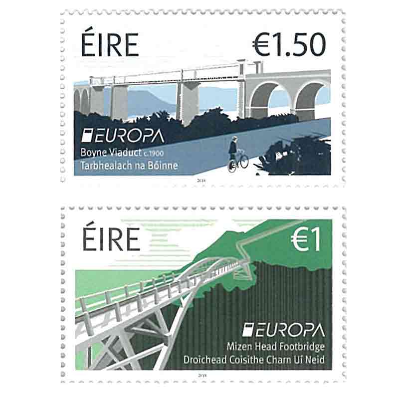 Ireland Stamp, 2018 Europa 2018 - Bridges