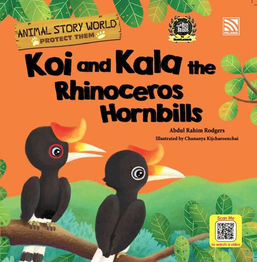Koi and Kala the Rhinoceros Hornbills