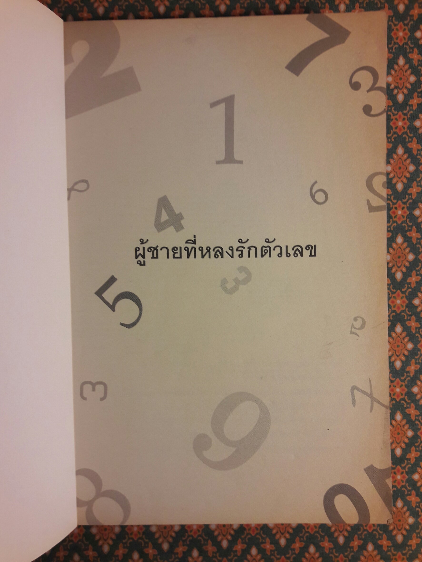 ผู้ชายที่หลงรักตัวเลข : The Man Who Loved Only Numbers