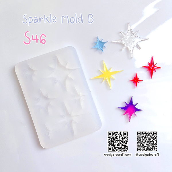แม่พิมพ์ซิลิโคน S46 Sparkle Mold B