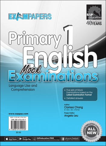 แบบทดสอบภาอังกฤษ ป.1 Primary 1 English Mock Examinations