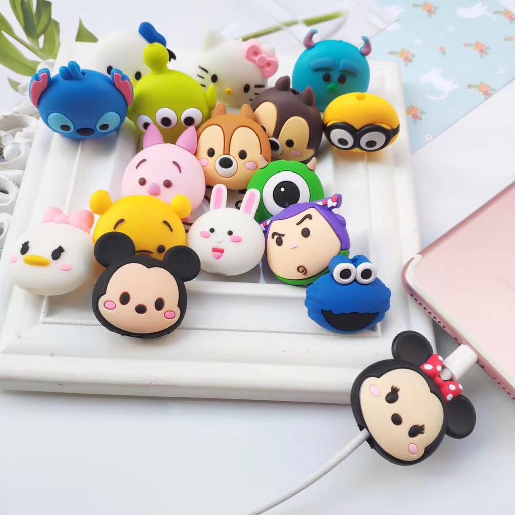 MUISUNGSHOP Cable bite ถนอมสายชาร์จ ที่ล๊อค ตัวล็อกกันสายชาร์จหัก เคเบิ้ลไบท์ สำหรับสายแบบกลม ขนาด 3 มม