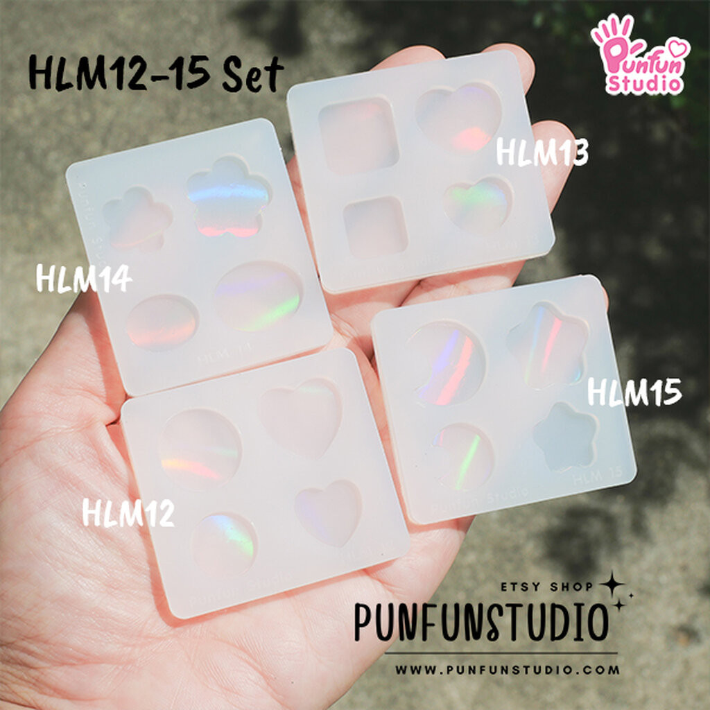 HLM 12-15 / Holographic Mold / Use with Epoxy resin / Silicone Mold