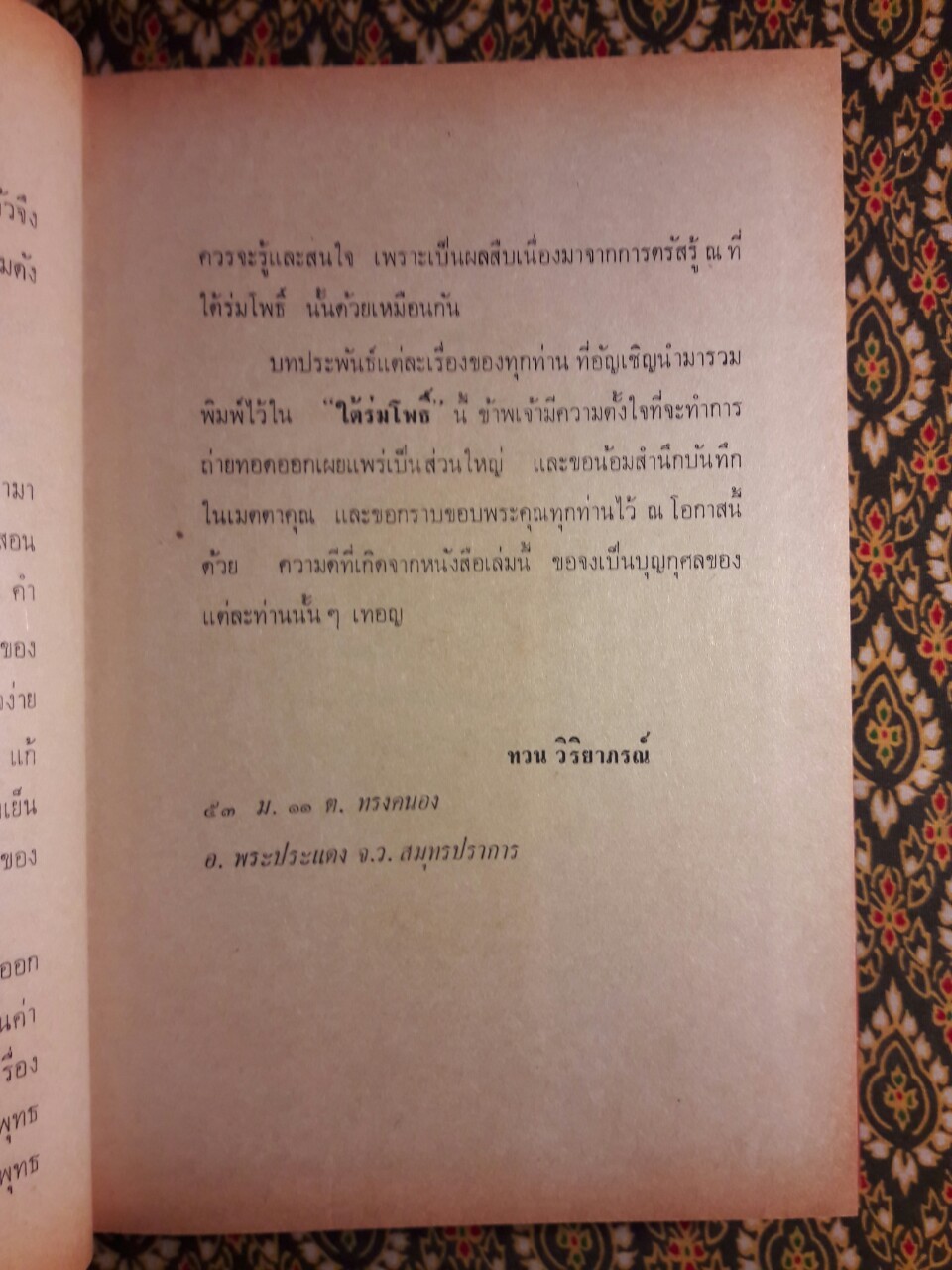 ใต้ร่มโพธิ์