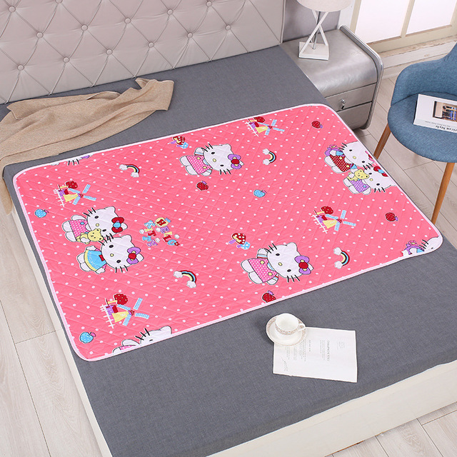 MUISUNGSHOP ขนาด 100*150 cm แผ่นรองกันเปื้อน รองฉี่ กันน้ำ ผ้ารองเปลี่ยนผ้าอ้อม ผ้ารองกันปัสสาวะ แผ่นรองซับที่นอน