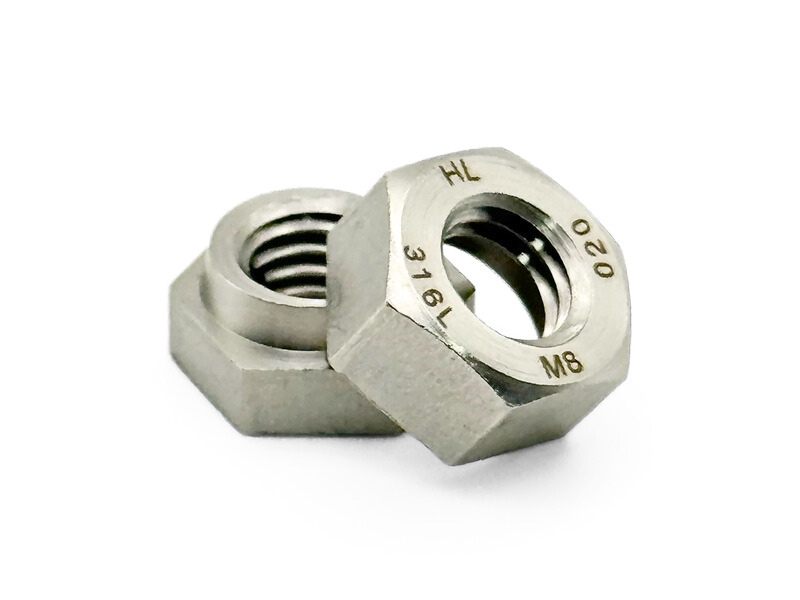 SUS316L HARDLOCK NUT M8
