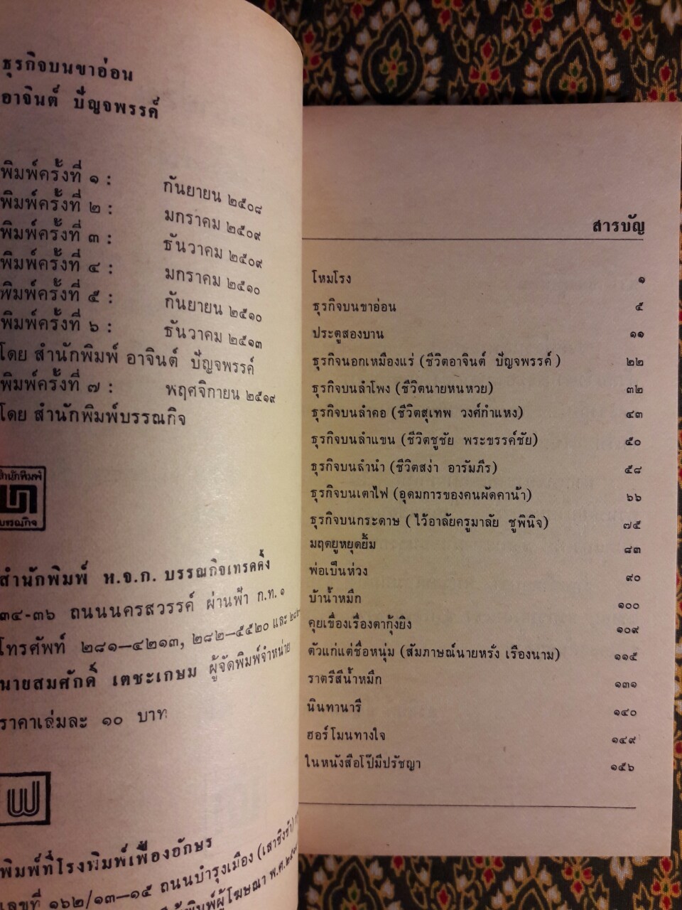 ธุรกิจบนขาอ่อน